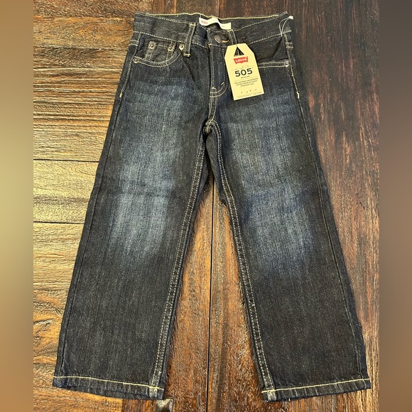 Levi's Other - 505 Levi's Regular Length Indigo Straight Jeans- 4T